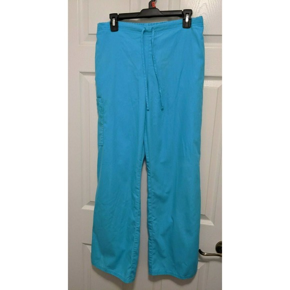 2 Scrubs Bottoms - Pants Medium Purple Turquoise - Picture 6 of 9